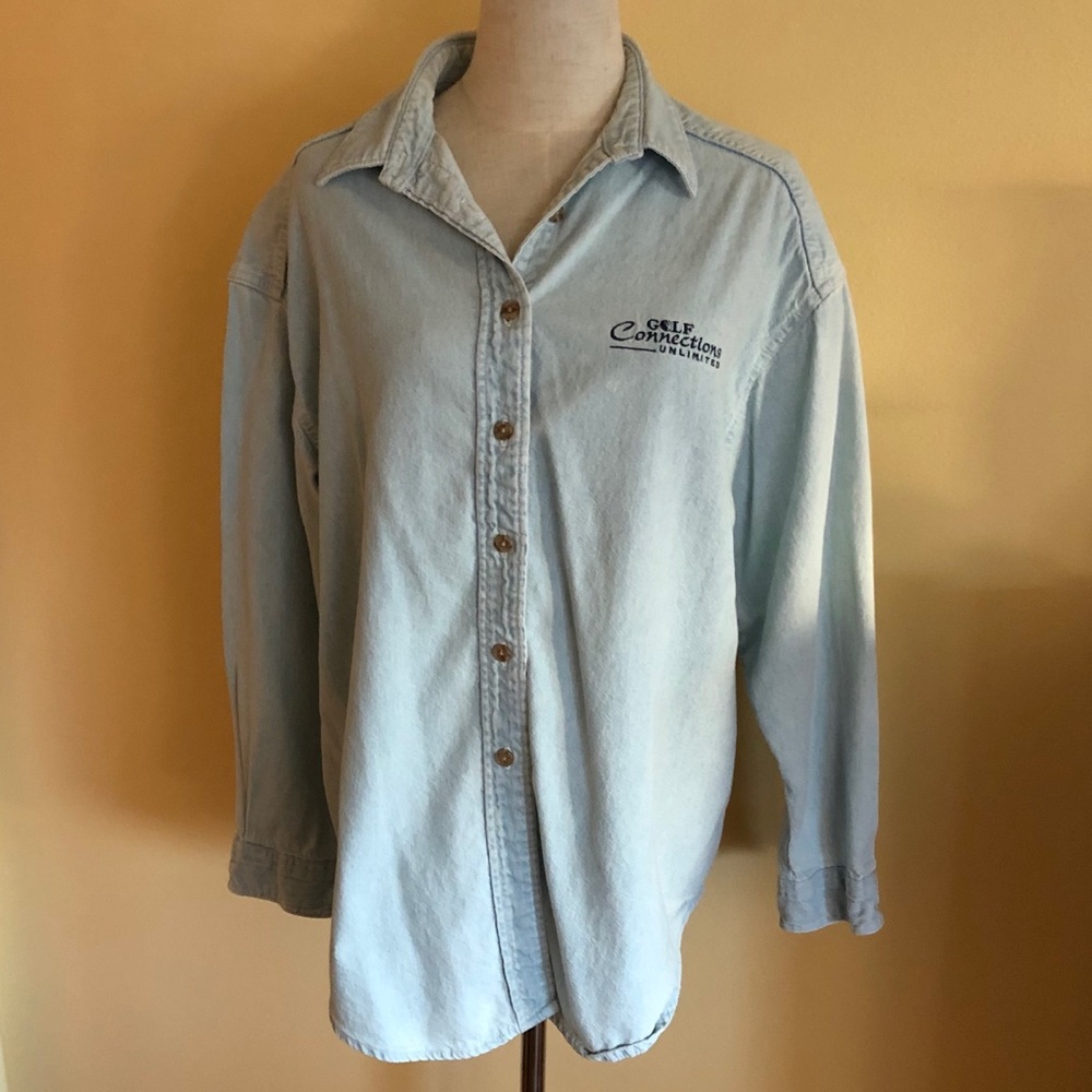 Denim Shirt, thick 100% cotton, Three Rivers